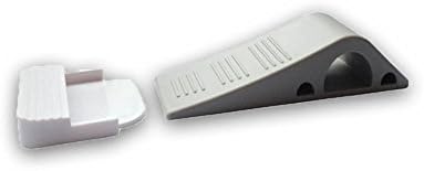 Premium Rubber Door Stops With Free Bonus Holders pack of 3(gray)