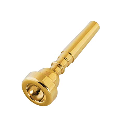 ACCOCO 3C/5C/7C Trumpet Mouthpiece, Copper Material Trumpet Accessories Parts, Gloden Plate(3 Pack) - Thumbnail 5