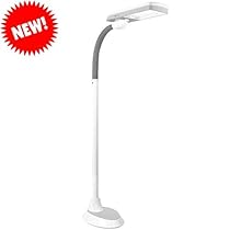 OttLite 36w Pivoting Shade Floor Lamp Model 836002