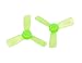 RJXHOBBY 1935 1.9 Inch 3-Blade Propeller for FPV Drone Quadcopter Green (5 Pairs)