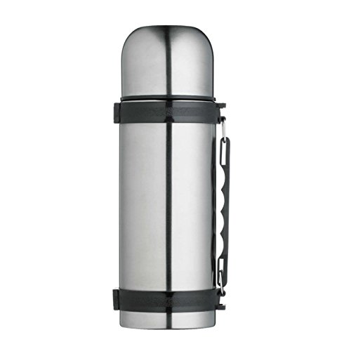 MasterClass KCMCFSS1 Stainless Steel Vacuum Flask with Handle 1 Litre 175 Pints