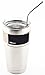 4 Bend Stainless Steel Straws Extra LONG fits 30 oz & 20 oz Yeti Tumbler Rambler Cups - CocoStraw Brand Drinking Straw (4 Bend Straws)