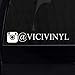 INSTAGRAM your user name handle Vinyl Decal Sticker 8