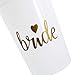 LADY&HOME Bride & Bride Team Bachelorette Party Cups - 13 Pack, 16 Oz.| Perfect for Bachelorette Party Decorations Bridal Shower Favors (Blue Team)