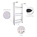 Refrigerator Side Storage Shelf, Sunix Fridge Storage Shelf Side Storage Wood Organizer Rack Shelf, 3 Tiers Kitchen Organizer Spice Jars Rack, Paper Towel Holder Space Saving