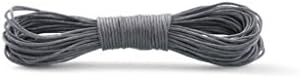 FreshHear Pack of 1 for 10m Waxed Cotton Cord Size 0.5x0.5mm Color Gray