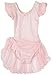 Capezio Little Girls' Flutter-Sleeve Dress Leotard,Pink,S (4-6)