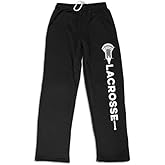 Guys Lacrosse Word Sweatpants | Guys Lacrosse Apparel by ChalkTalk Sports | Multiple Colors | Youth and Adult Sizes
