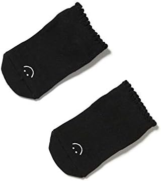Pointe Studio Ankle Thin Strap Socks for Women - Grippers, 2 Pack [Non-Slip, Yoga, Pure Barre, Pilates, Dance, Bearfoot Feel]