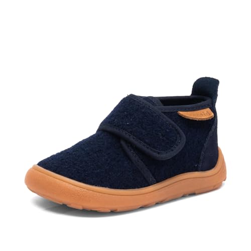 Bisgaard Barefoot Basic, Scarpe da Ginnastica Unisex-Bambini, Blu Navy, 20 EU Larga