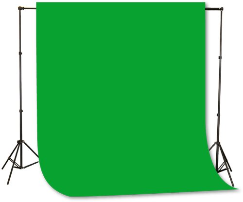 Chromakey-Green-Screen-Kit-Lighting-Kit-400-Watt-Video-Lighting-Kit-by-Fancierstudio-6x9-Feet-Green-Screen-H69G