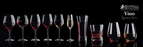 [- Maxwell Williams 400 ml Vino Stemless White Wine Glass, Set of 6  -]
