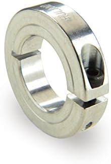 Ruland ENCL25-5MM-A 2024 Aluminum Shaft Collar, Thin Line, One Piece, 6 mm Width, 25 mm OD, 5 mm Bore