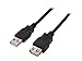 Nippon Labs USB-15-MF-BK 15-Feet USB 2.0 M/F Extension Cable, Black
