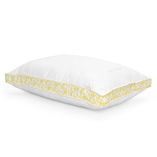 Buy Luxury Laura Ashley Medium Density Ava Quilted Bed Pillow Yellow