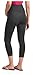 RUMOR HAS IT Maternity Over The Belly Capri Crop Support Leggings (Medium, Charcoal)