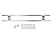 18 Inch Stainless Steel Magnetic Knife Holder & Space-Saving Strip for Kitchen Knives & Utensils, Office, Craft, Bar, Garage & Workshop Tools Wall Rack: Includes 6 Removable Hooks, Screws & Hardware