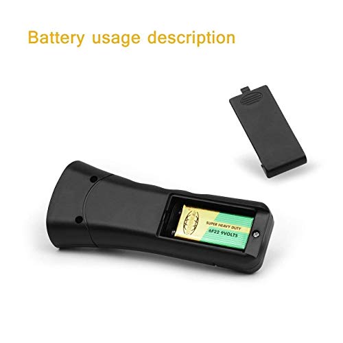 Humutan Handheld Dog Repeller, Dual Channel Electronic Animal Repeller, Handy Ultrasonic Dog Training Pet Bark Stopper for Outdoor Camping Garden