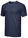 5 Pack Men’s Active Quick Dri Dry Fit Crew Neck T Shirts Athletic Running Gym Workout Short Sleeve Tee Tops Camisas para Hombres Summer