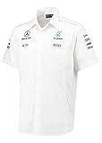 Mercedes Benz Formula 1 AMG Petronas Motorsports 2017 White Button Up Team Shirt (Large)