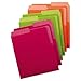 Organized Up Heavyweight Vertical Folders, Assorted Bright Tones, 6/Pack, Sold as 6 Each