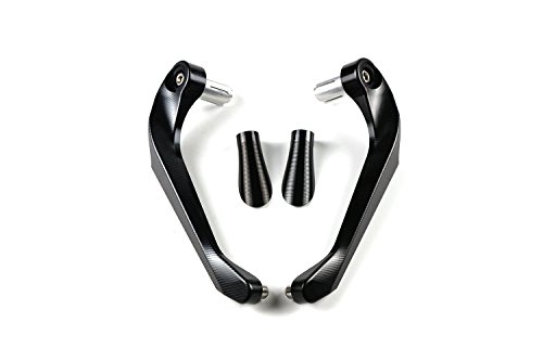 Motorcycle 7/8" CNC Brake Clutch Lever Protector Pro Guard Handguard for Honda Yamaha Suzuki Kawasaki KTM BMW (Black)
