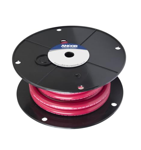Ancor Marine Grade Primary Wire and Battery Cable (Red, 25 feet, 2/0 AWG)