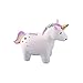 Two's Company Rainbow Unicorn 6 x 5 Inch Ceramic Coin Bank in Gift Box
