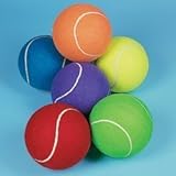 Jumbo 8 Inch Tennis Ball (Receive 1 Per Order) Assorted colors