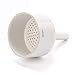 StonyLab Porcelain Buchner Funnel 80mm, Porcelain Buchner Filter Funnel OD 8cm ID 7.4cm for Laboratory