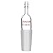 StonyLab Glass Straight Inlet Adapter With 24/40 Male Glass Joint and 10mm Hose Connection Lab Glassware