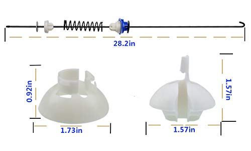 W10440786 Replacement Suspension Rod Set For Whirlpool, Maytag, Kenmore Washer W10368627, W10440739 PS3502193 AP5306960 W10368626 by AUKO - Thumbnail 2