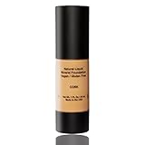 BaeBlu Organic Aloe-Based LUX Liquid Foundation, Natural Vegan Gluten-Free Made in USA, Cappuccino
