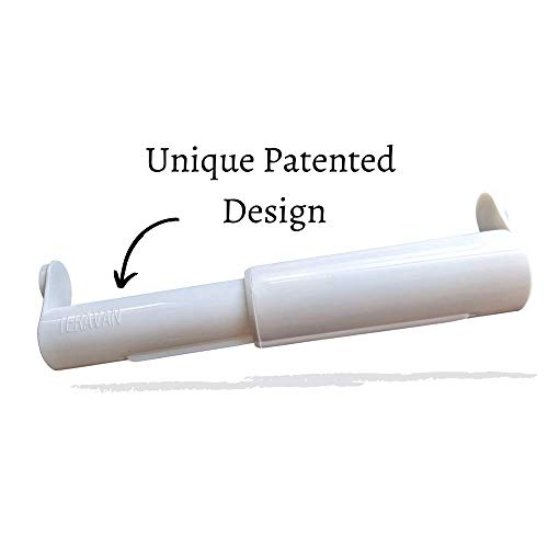 Teravan Standard Extender for Extra Large Toilet Paper, Allows Most