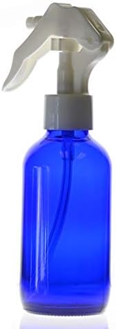 4 Oz (120ml) Cobalt Blue Glass W/mini Trigger Sprayer- Pack of 4