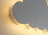 Marco Paul Interiors White Wooden Cloud LED Night Light Battery Powered view 13