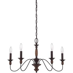 Quoizel HK5005TC Holbrook Chandelier, 5-Light, 300