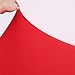 WXYSHOME 5 ft Rectangular Black Cocktail Tablecloth with Stretch Spandex Fitted Table Cover for bar Table, Wedding Table, Cocktail Table, Massage Table, Kitchen Table