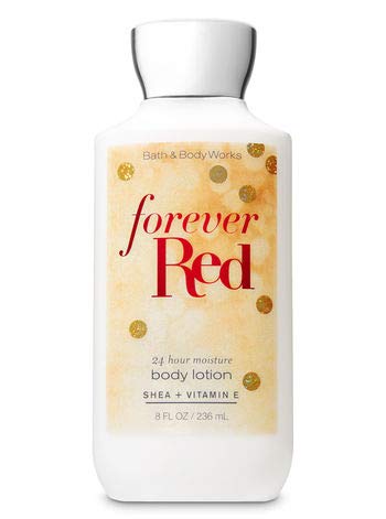 Bath and Body Works FOREVER RED Super Smooth Body Lotion 8 Fluid Ounce (2018 Limited Edition)