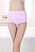 Sujisi Womens Cotton Underwear 6 Pack High Waist Briefs Tummy Control Ladies Comfort Stretch Panties Underpants Multicoloured