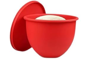 XIANGAI Silicone Bowl Liner for KitchenAid Tilt-Head 5QT Stand Mixers - Replacement for 4.5-5 QT Mixer Bowls, Dishwasher Safe. (Red)