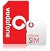 Vodafone Ireland Europe, Prepay Irish sim, microsim, nano sim with great Voice and Data plan in Europe: same plan for every European Country. You just need to purchase one Add-on with data or minutes