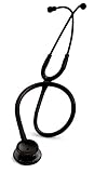 3M Littmann Classic II S.E. Stethoscope, Black Plated Chestpiece and Eartubes, Black Tube, 28 inch, 2218BE