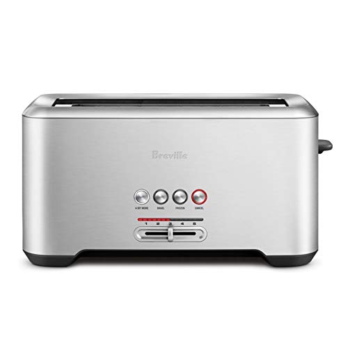 Breville the Bit More Long Slot 4-Slice Stainless Steel Toaster - BTA730XL