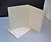 Cardboard Photo Folder 4x6 (100 Pack) - White Card Folder with Nice Silver Design- Great for Wedding Pictures, Baby, Graduation, Friends and Many More!