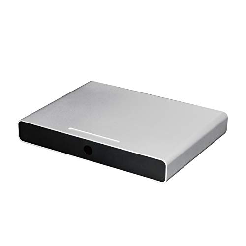 Drawer Monitor Stand Compatible with Thunderbolt Cinema Support 21in 24in 27in Display Solid Aluminum Elevator Back Cable Hole Durable Upscale (DW-500)