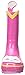 Kidorable Lucky Cat Rainboots, Pink, Kids Sizes, Natural Rubber Boots with Cotton Lining, Pull On Heel Tab & Non-Slip Sole
