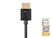 Monoprice Certified Premium HDMI Cable - 3 Feet - Black (2 Pack) 4K@60Hz HDR 18Gbps 36AWG YUV 4:4:4 - Ultra Slim Series