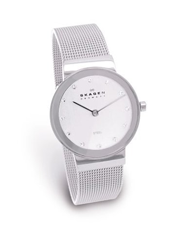 Skagen Damenarmbanduhr Slimline Stahl 358SSSD