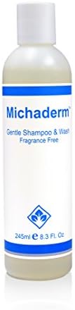 Natual, fragrance free sulfate free baby Eczema (atopic dermatitis) Shampoo and Wash, gentle for dry sensitive skin, Tear Free, hypoallergenic, Paraben Free, 8.5oz